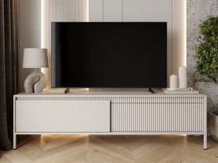 Szafka pod telewizor z drzwiczkami 187 cm Sorano Beżowa